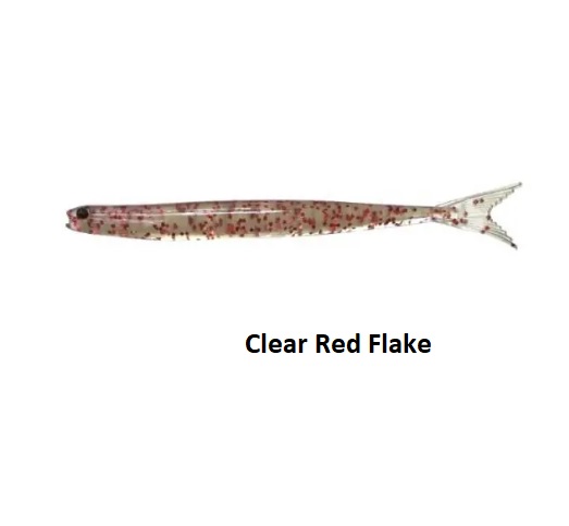 clear red flake
