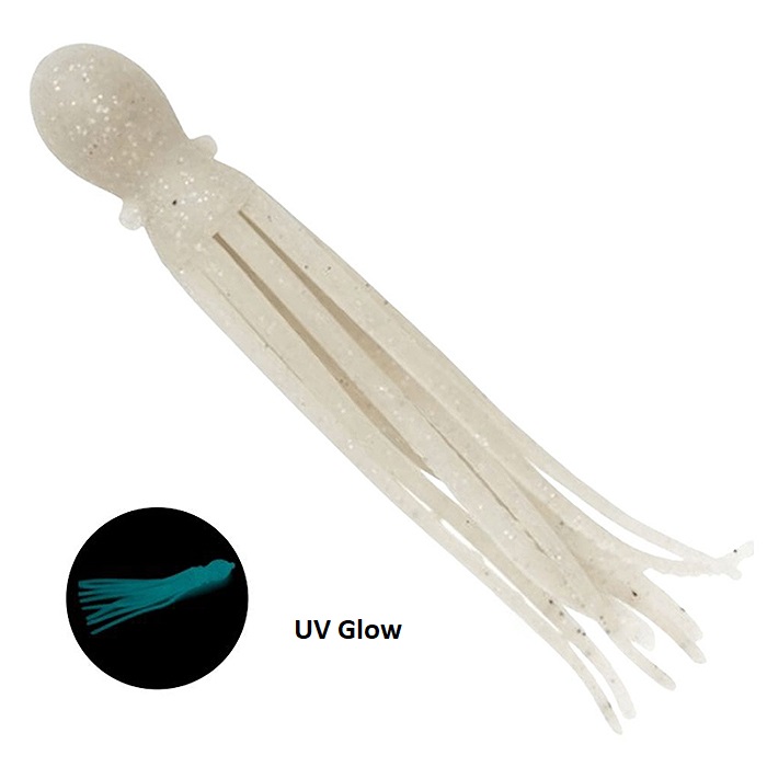 NIKKO KASEI OCTOPUS SKIRT 6″ UV GLOW